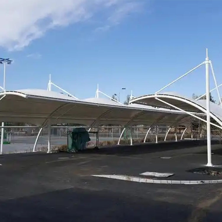 广安膜结构电动车棚