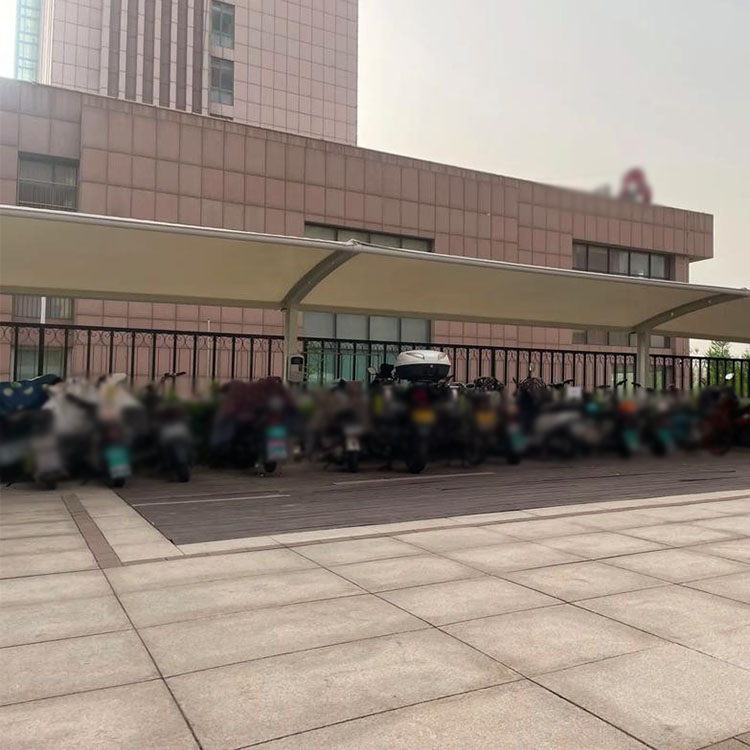 广安膜结构电动车棚