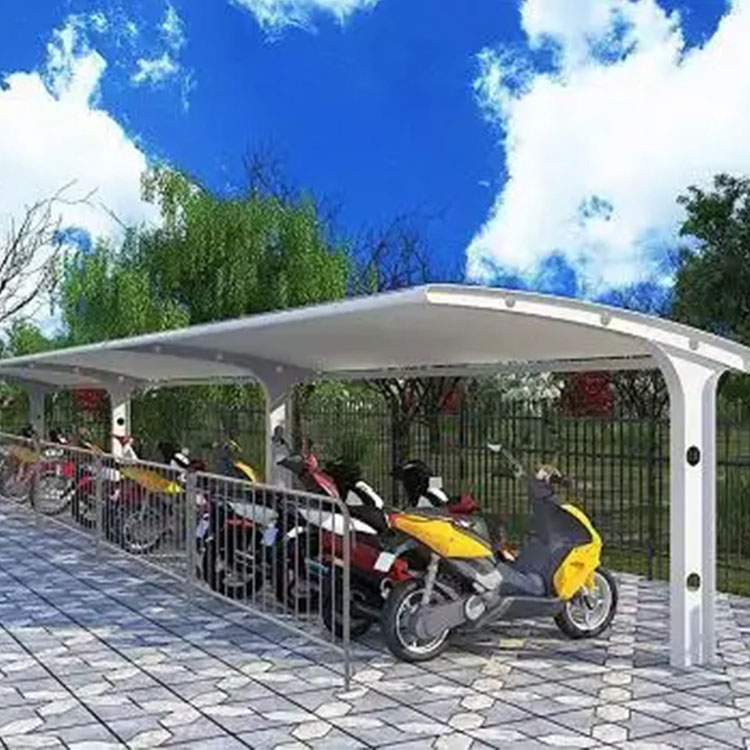 广安膜结构电动车棚